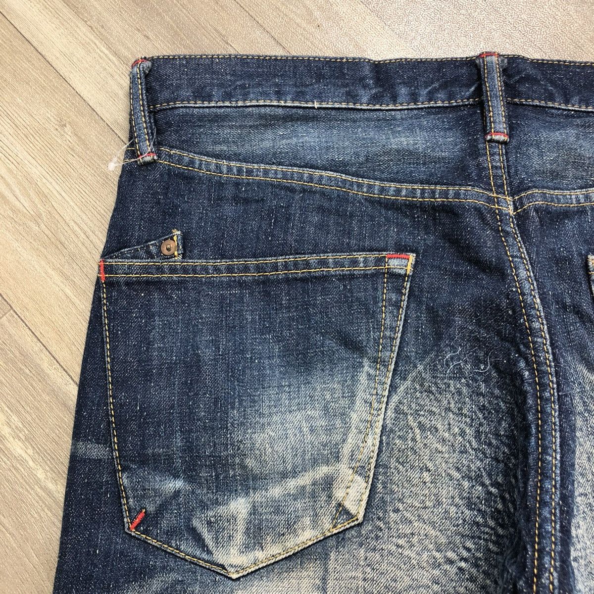 If Six Was Nine 2000s Japanese Brand Faded Y2K Lgb Goa Bootcut Flared Jeans Size US 32 / EU 48 - 18 Thumbnail