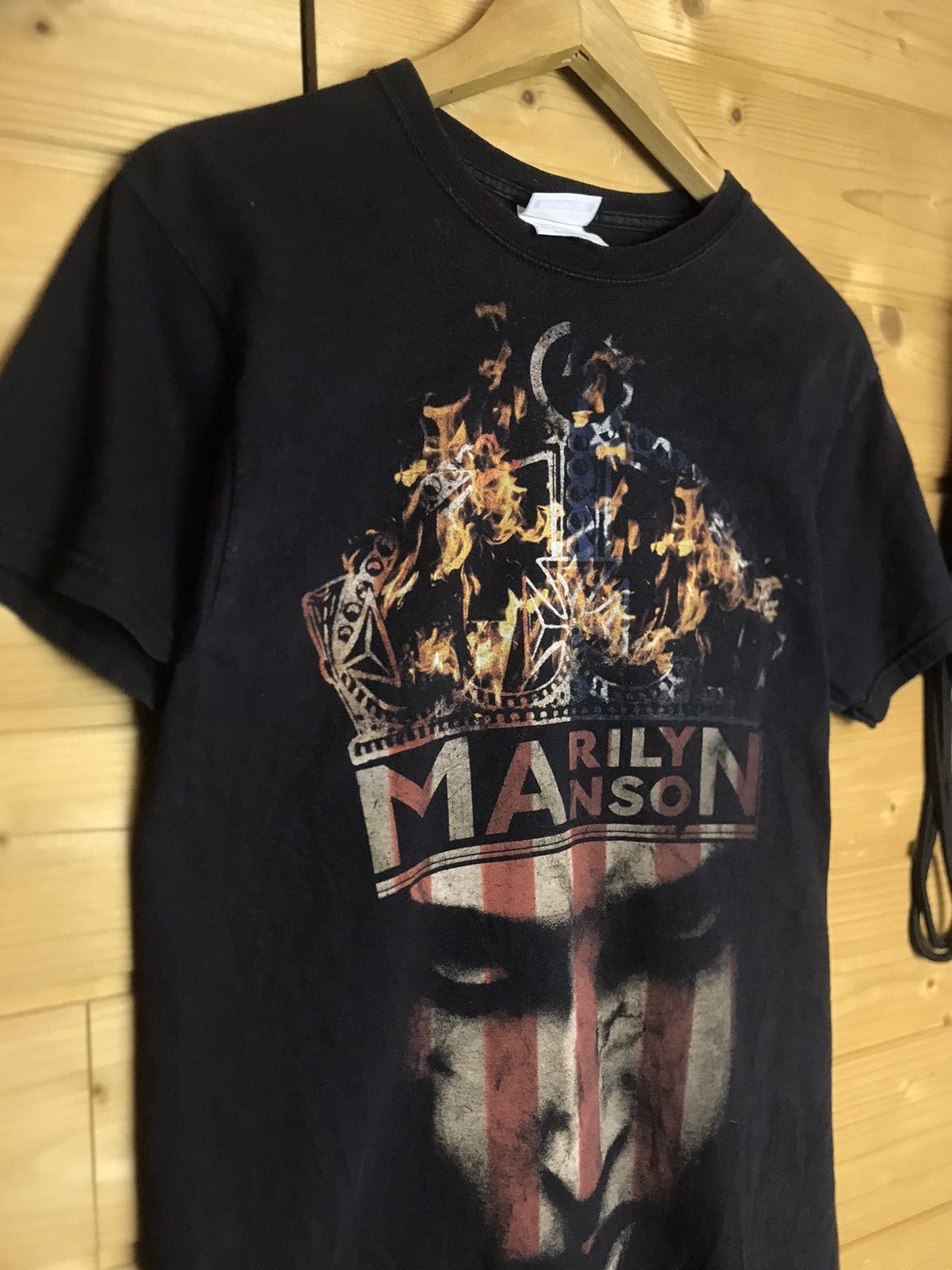 Vintage Vintage 00s Marilyn Manson t-shirt Size US S / EU 44-46 / 1 - 4 Thumbnail