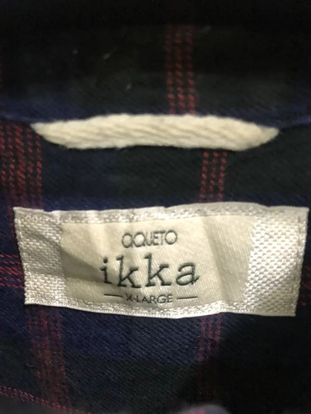 Flannel × Japanese Brand Japanese Brand ikka Plaid Tartan Flannel Shirt 👕 Size US M / EU 48-50 / 2 - 3 Thumbnail