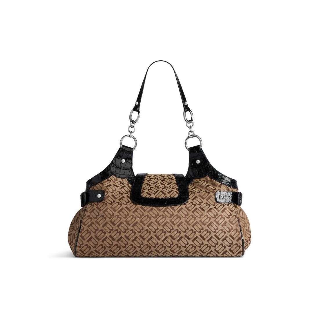 Balenciaga o1tr1nto1025 Size: OS / Essex Medium Bowling Bag Size ONE SIZE - 4 Thumbnail