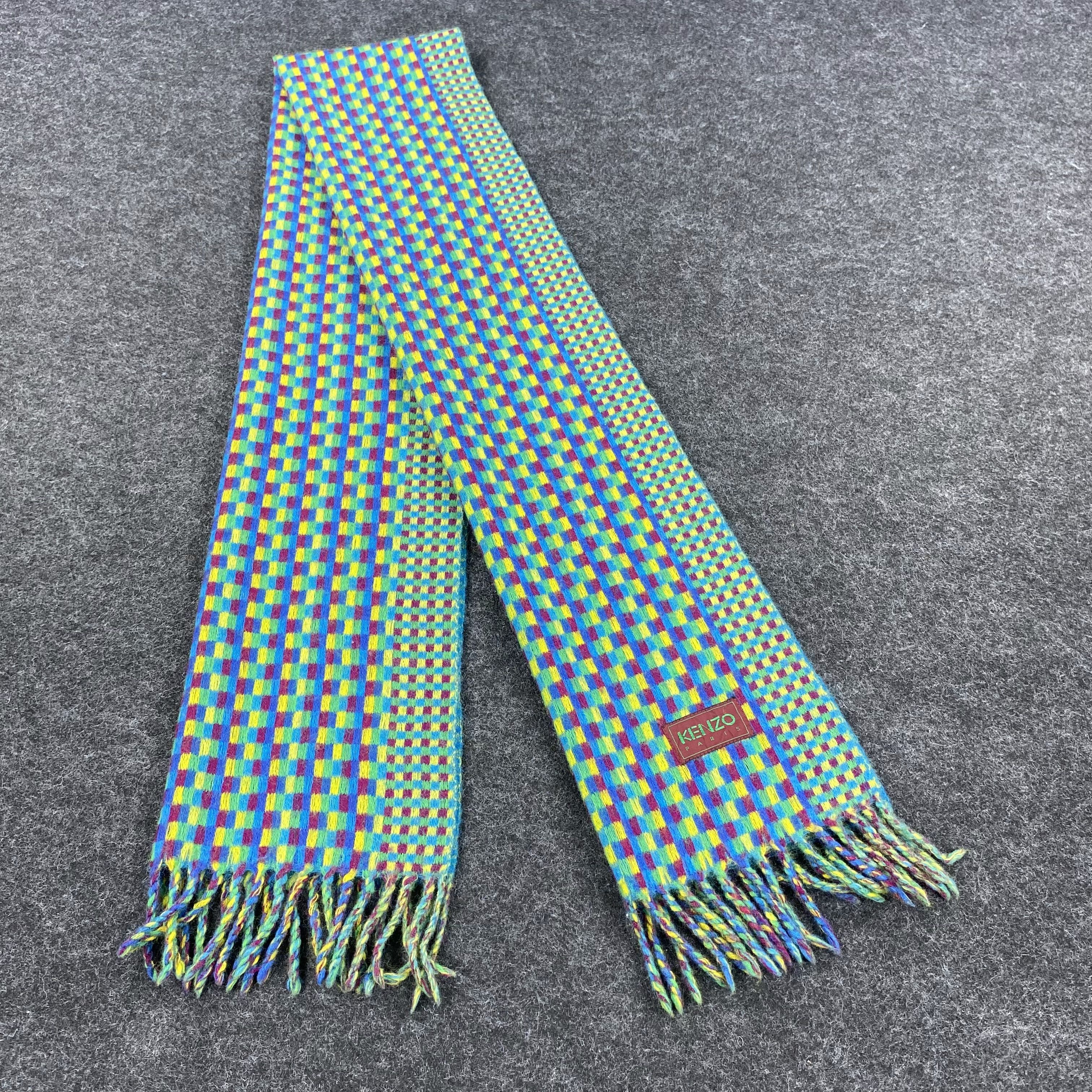Kenzo × Vintage GF10276 Kenzo Scarf Neck Wear Muffler Size ONE SIZE - 1 Thumbnail