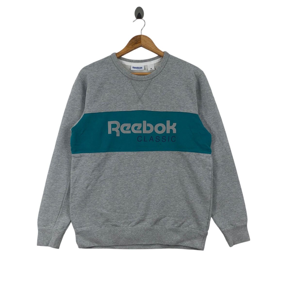 Reebok REEBOK Sweatshirt Big Logo Spellout Crewneck Size US M / EU 48-50 / 2 - 1 Thumbnail