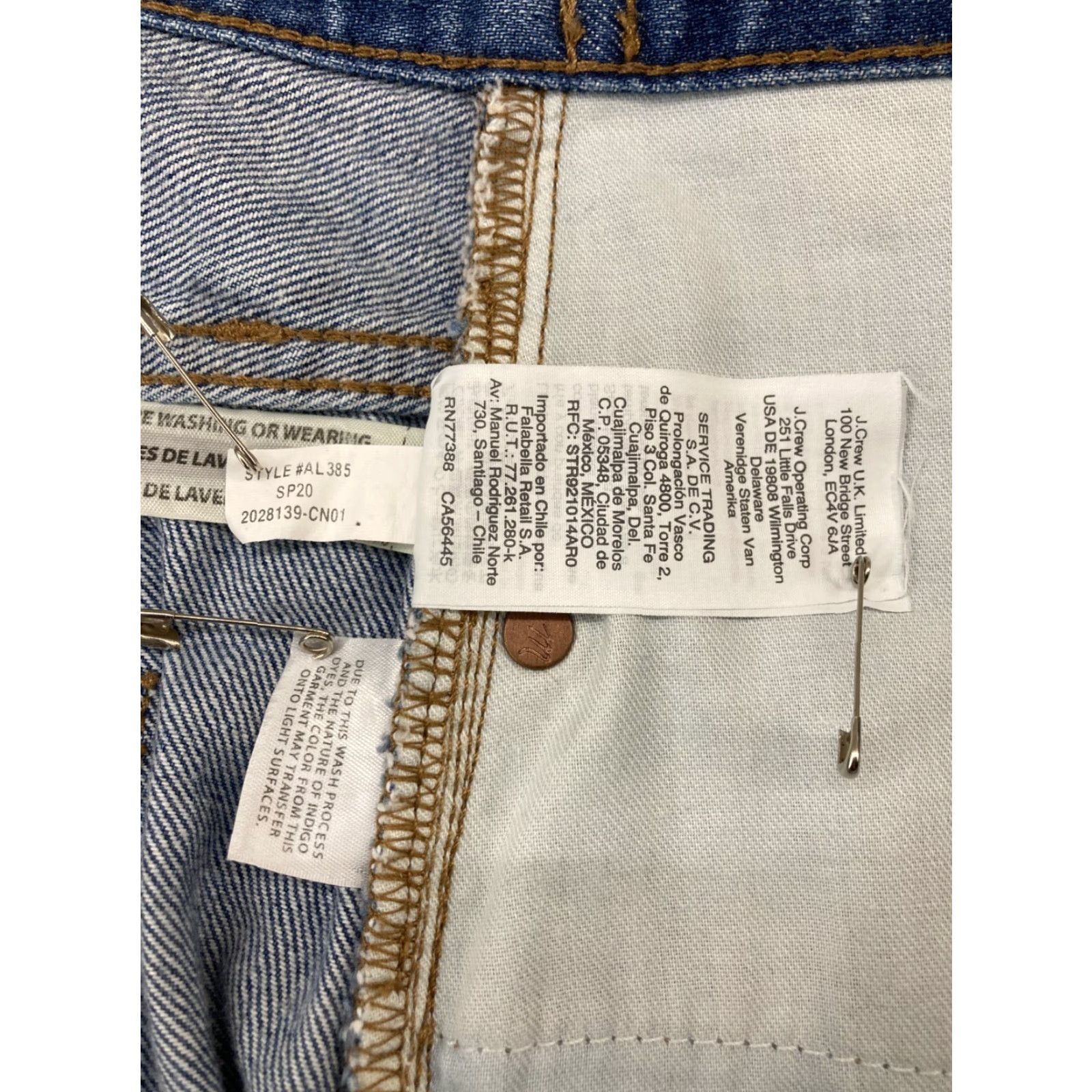 Madewell Madewell Women's Denim Skirt Mini 32 Blue Straight Casual Summer Boho Pockets Size 24" / US 00 / IT 34 - 4 Thumbnail