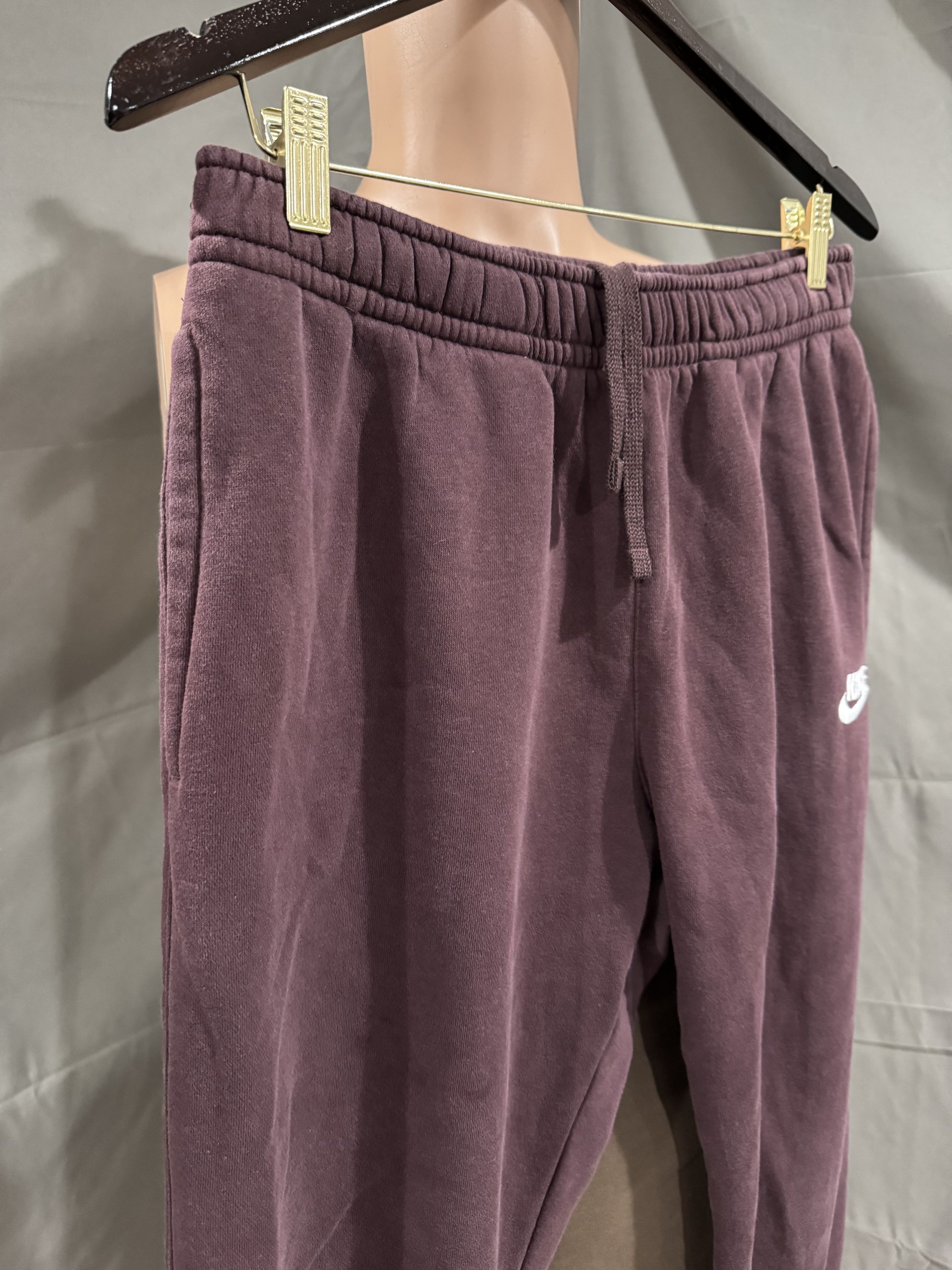 Nike Nike Fleece Jogger Sweatpant Maroon Size Medium Size US 32 / EU 48 - 4 Thumbnail
