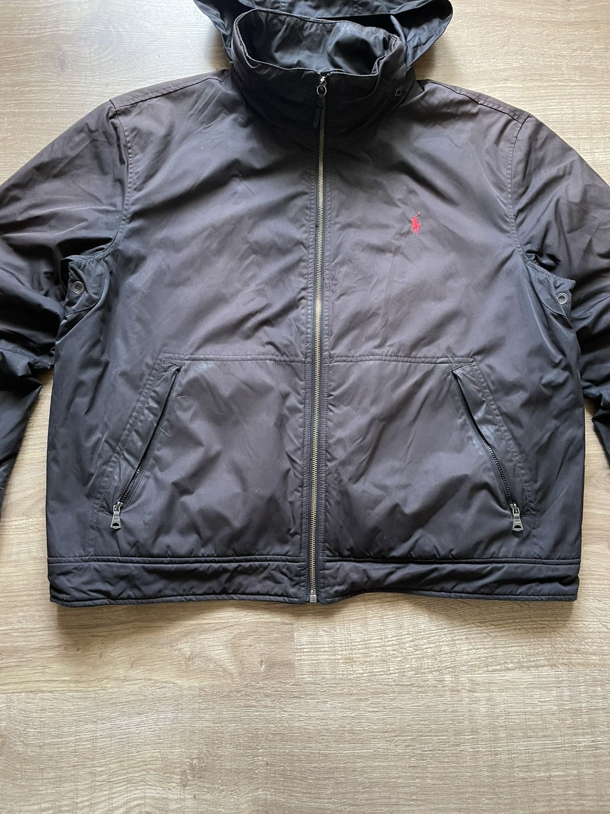 Polo Ralph Lauren Vintage Polo Ralph Lauren Full Zip Hidden Hood Jacket Size US XXL / EU 58 / 5 - 3 Thumbnail