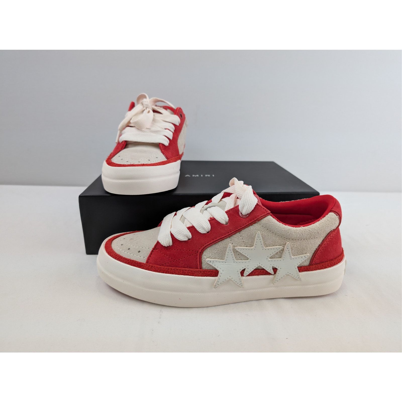 Amiri o1rshd1 Sunset Vulcanized Sneakers in Birch Red Size US 12 / EU 45 - 17 Thumbnail