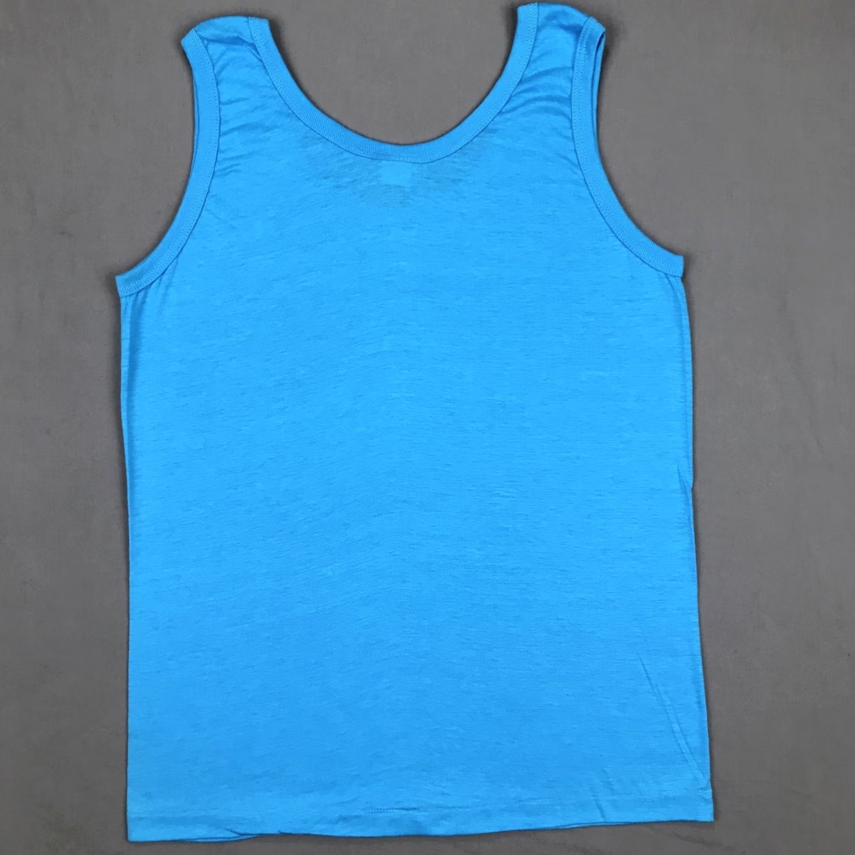 Vintage VINTAGE Screen Stars T-Shirt XS Soft Thin Blue Tank Top Sleeveless Crew Neck Men 80s 90s Size US XS / EU 42 / 0 - 7 Thumbnail
