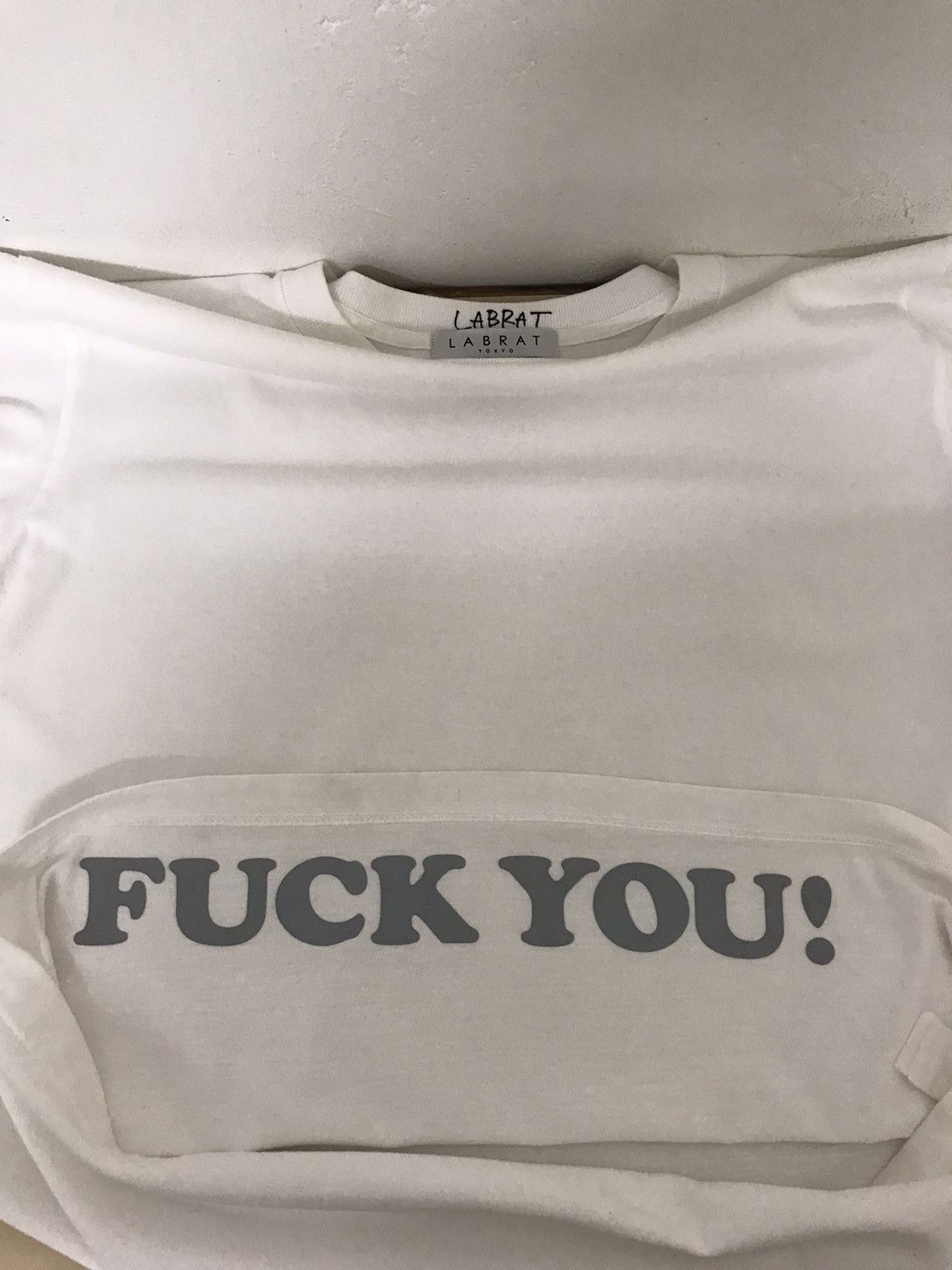 Labrat Vintage "Fuck You" Plain T-shirt Oneita Tag Size US M / EU 48-50 / 2 - 1 Thumbnail