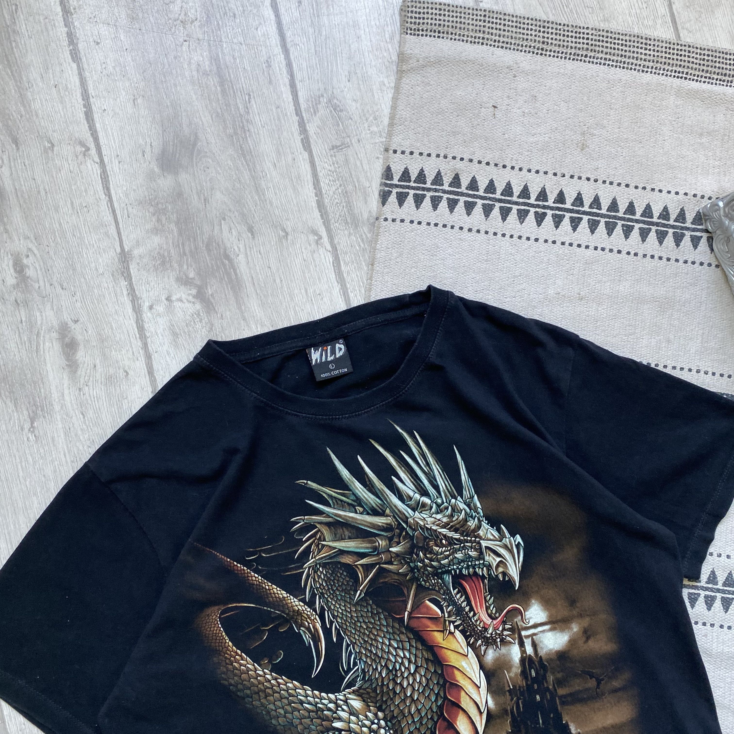 Japanese Brand Vintage Japan Dragon tee Renesanse Fosfor Print Size US M / EU 48-50 / 2 - 3 Thumbnail
