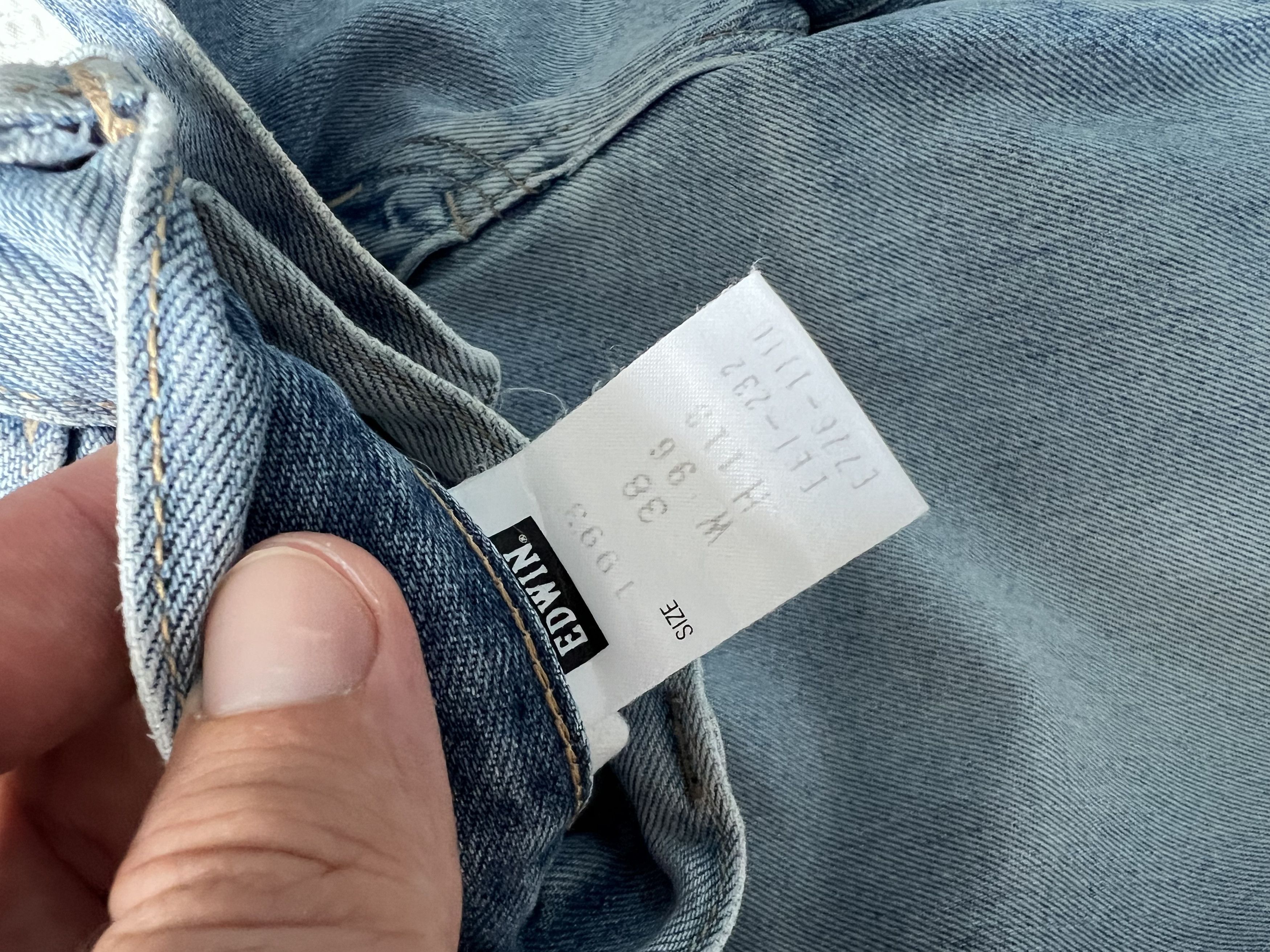 Edwin Edwin vintage retro denim jeans pants hype men's VTG Size US 33 - 3 Thumbnail