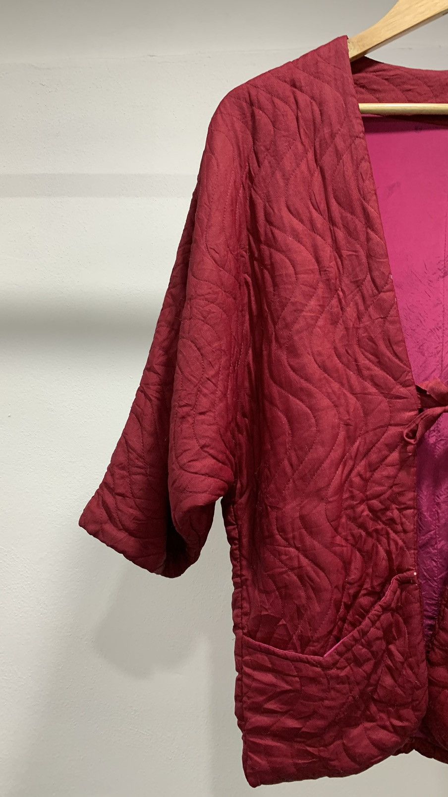 If Six Was Nine Vintage Quilted Puffer Kimono Samue Size US M / EU 48-50 / 2 - 4 Thumbnail