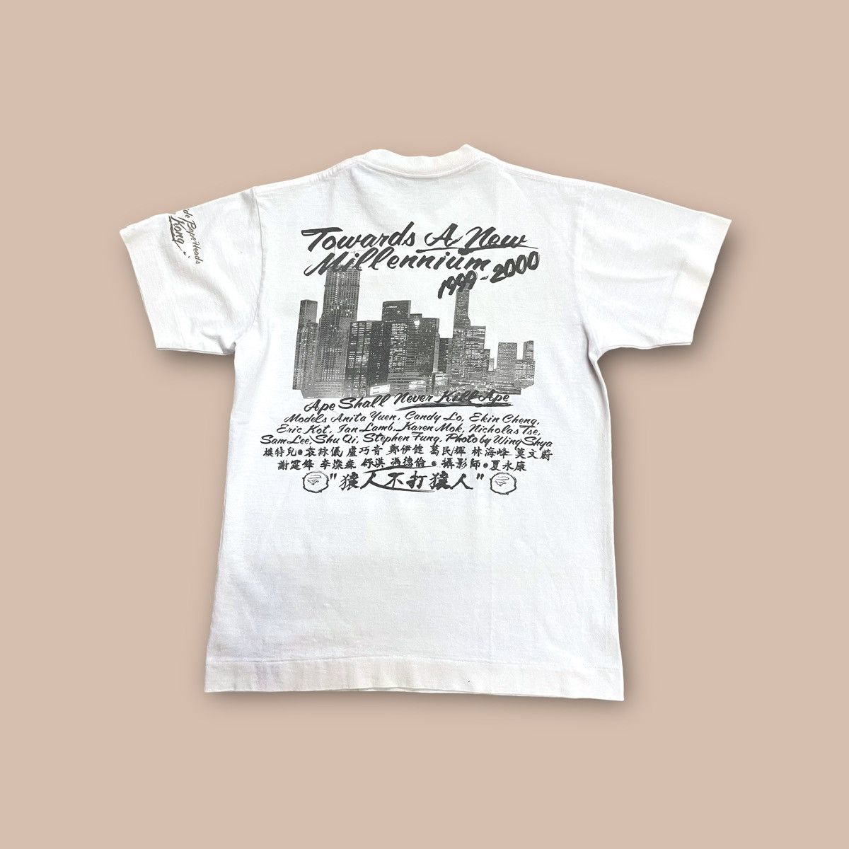Bape RARE Vintage 1999 Bape Mania Hong Kong Grand Opening Tees Size US S / EU 44-46 / 1 - 3 Thumbnail