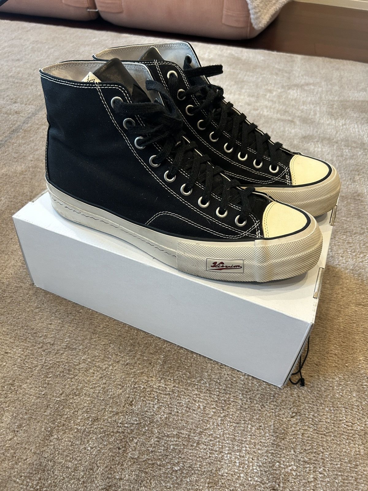 Visvim Skagway Hi Patten Black