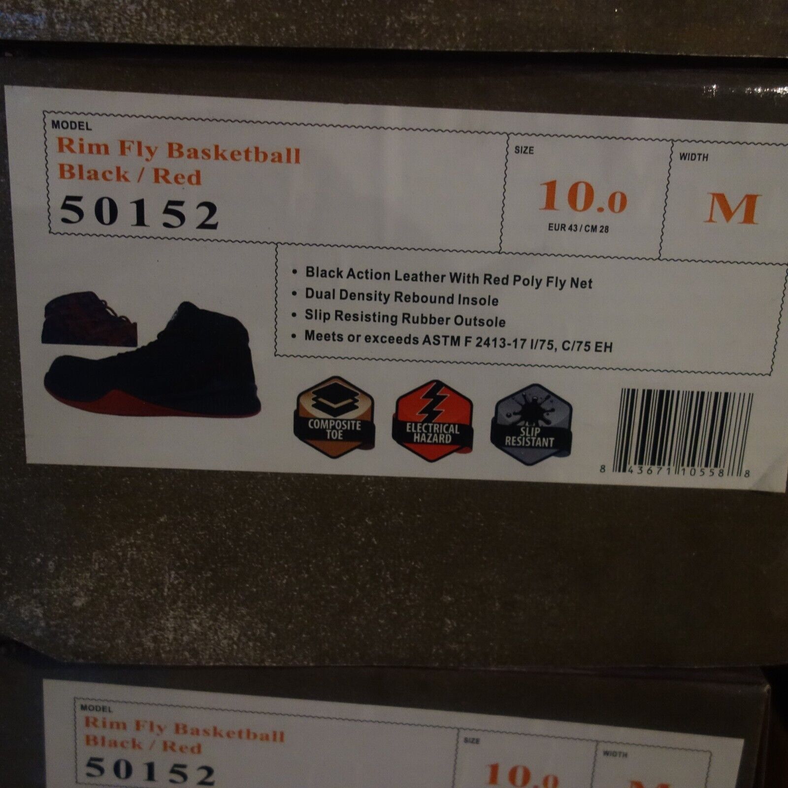 Other NEW Hoss Boots Rim Fly High Top Composite Toe Slip Resistant Size US 10 / EU 43 - 9 Thumbnail