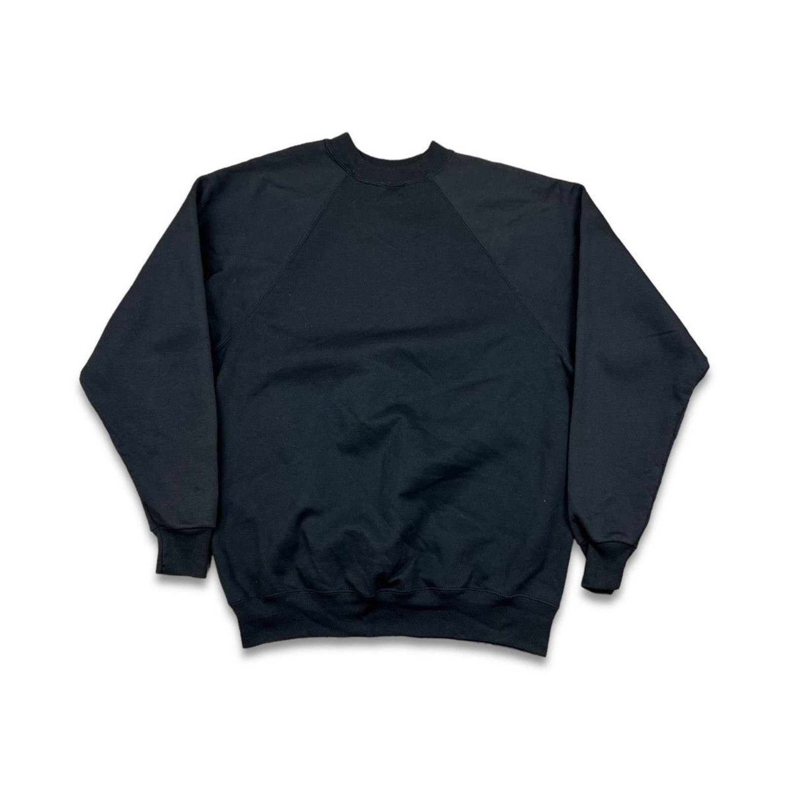 Hanes × Vintage Vintage Hanes Blank Sweatshirt Faded 90s Pullover Crewneck Size US L / EU 52-54 / 3 - 4 Thumbnail