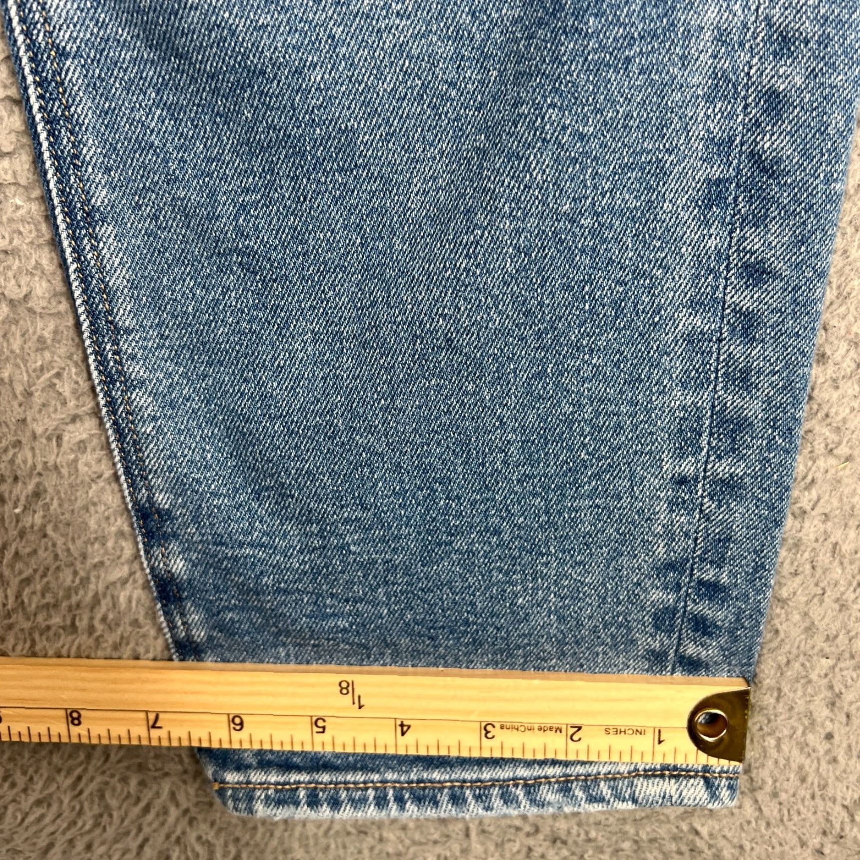 American Eagle Outfitters VINTAGE American Eagle Womens Jeans 4 Blue High Rise Straight Light Wash Denim Casual Pants Size 27" / US 4 / IT 40 - 2 Thumbnail