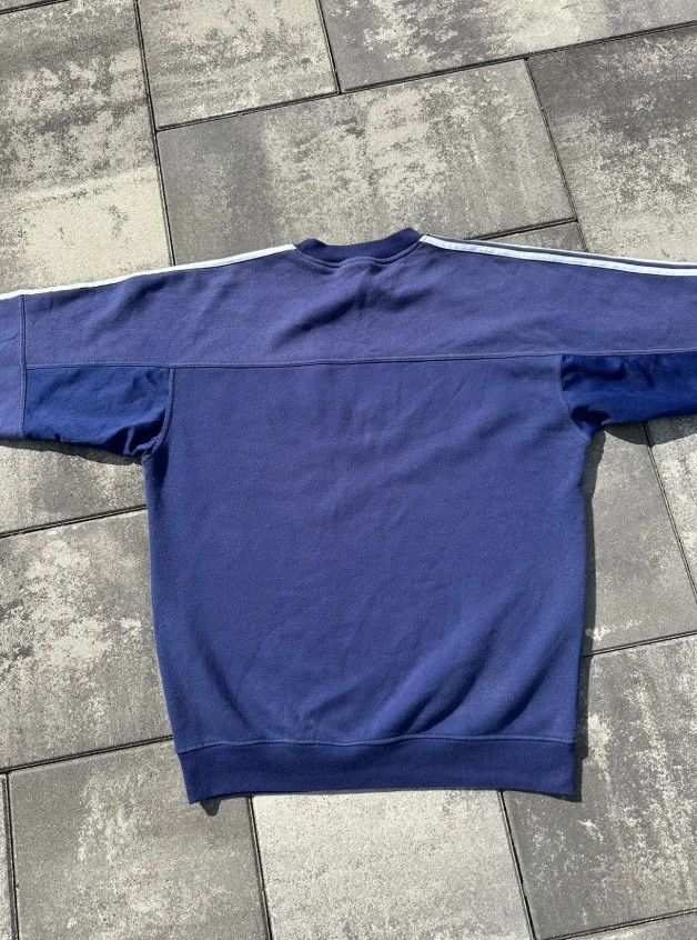 Adidas Adidas Vintage Sweatshirt Embroidered Logo Stripes 90s Size US L / EU 52-54 / 3 - 3 Thumbnail