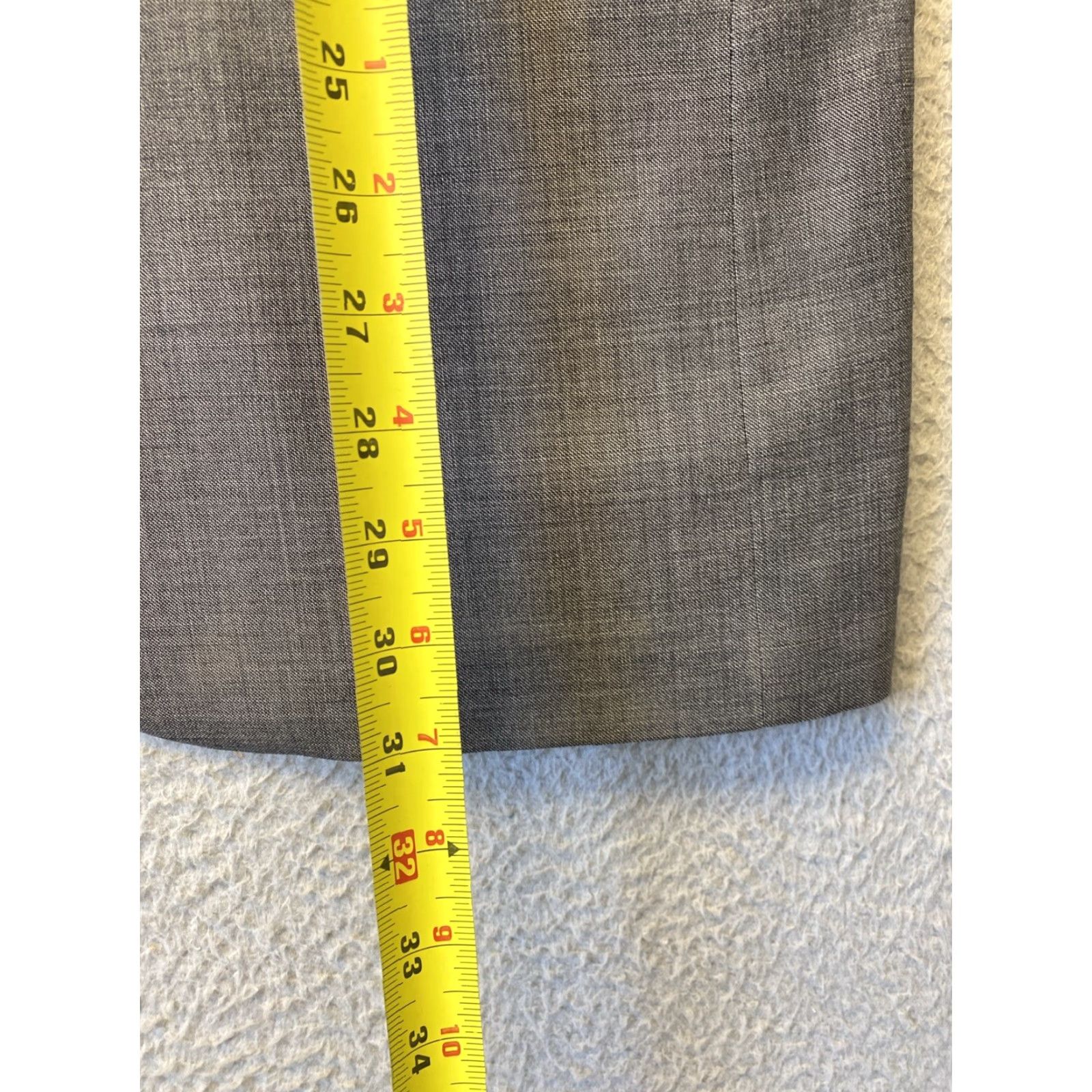 Vintage VINTAGE H Oritsky Suit Mens 40R Gray Wool Two Button Single Breast 36X32 Pants/71-59 Size 40R - 7 Thumbnail