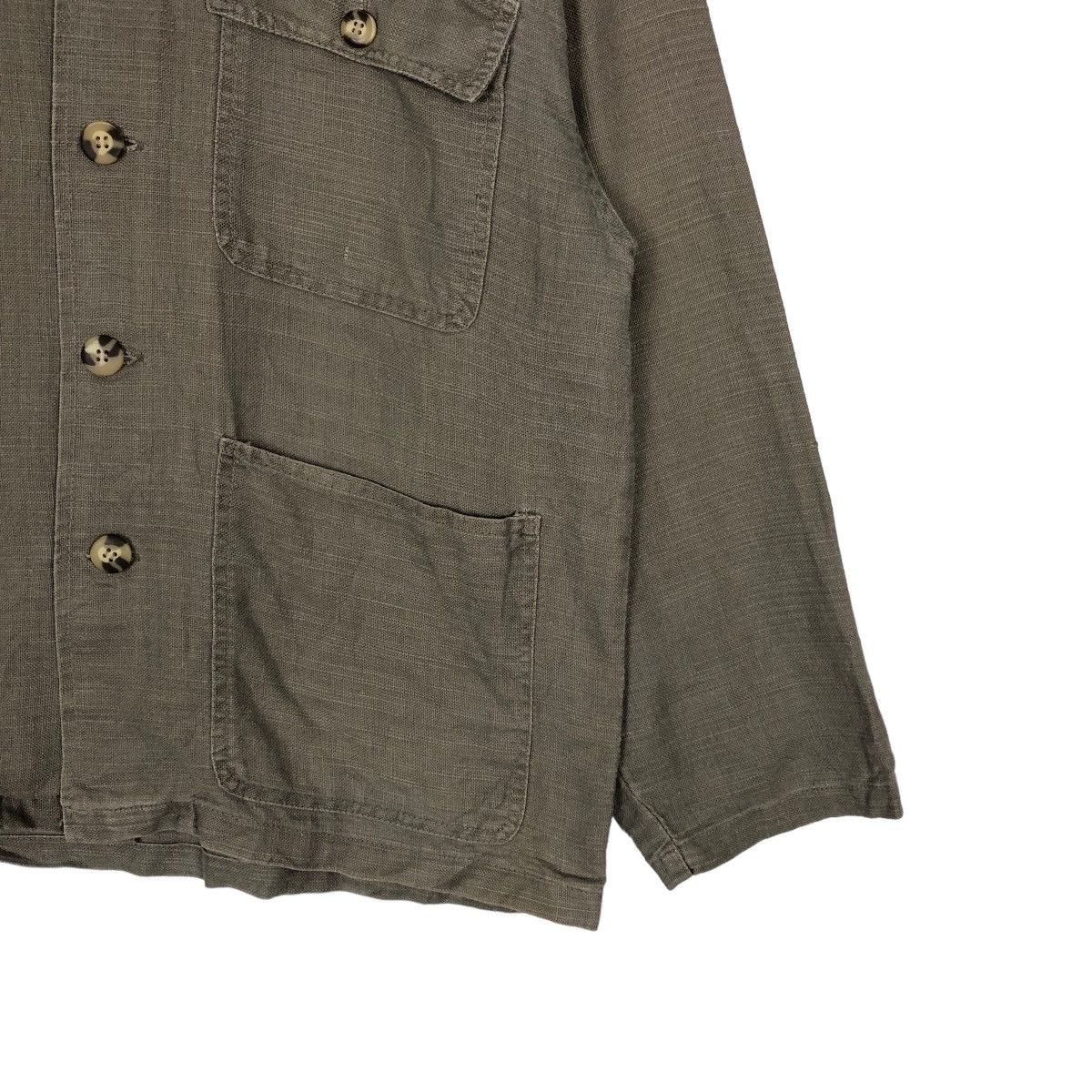 Issey Miyake 🔥Vintage Hikory Chore Jacket Hill Crop Western Made Design Size US M / EU 48-50 / 2 - 5 Thumbnail