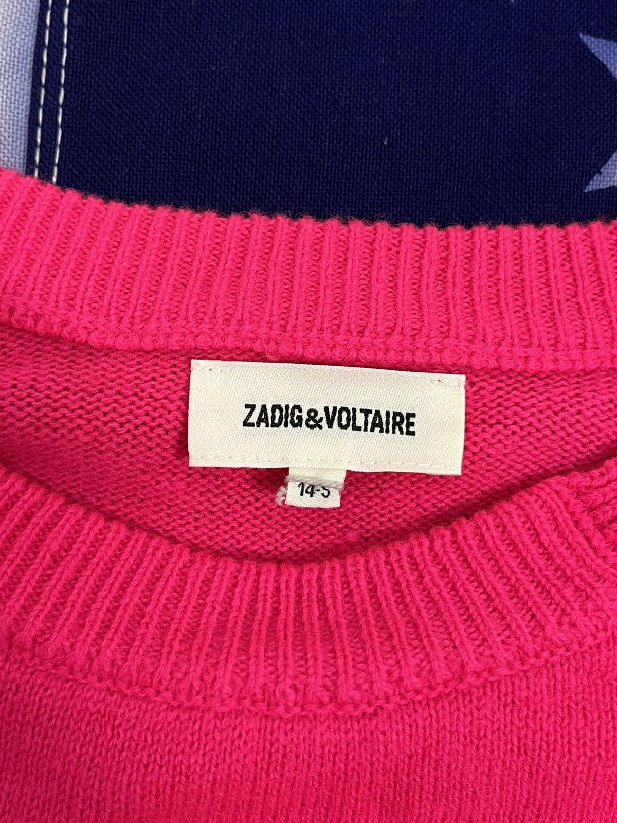 Zadig & Voltaire zadig & voltaire hot pink rock & roll pullover Size S / US 4 / IT 40 - 7 Thumbnail