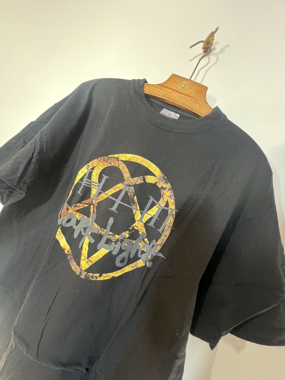 Band Tees Him dark light shirt early 00s vintage Size US XL / EU 56 / 4 - 3 Thumbnail