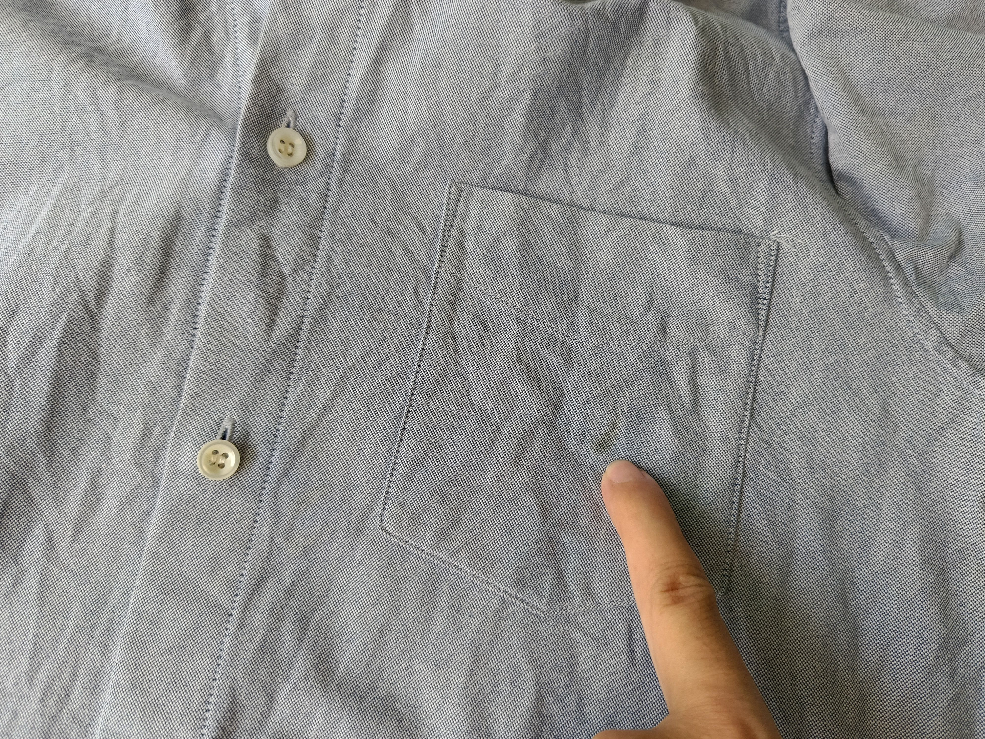 A.P.C. APC A.P.C. Rue Madame Paris blue oxford shirt XS Size US XS / EU 42 / 0 - 13 Thumbnail