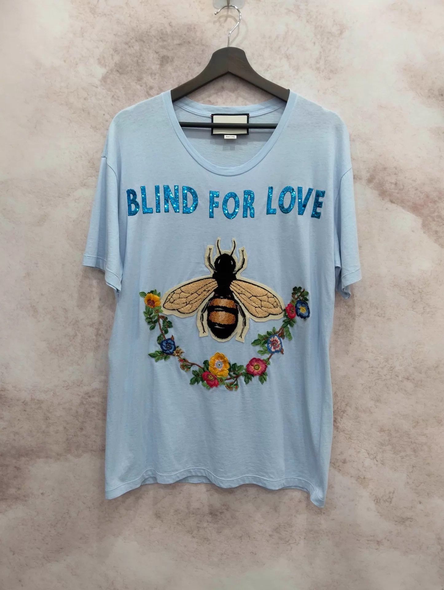 Gucci GUCCI Embroidered Bee Short Sleeve Tee XS Size US XS / EU 42 / 0 - 1 Thumbnail
