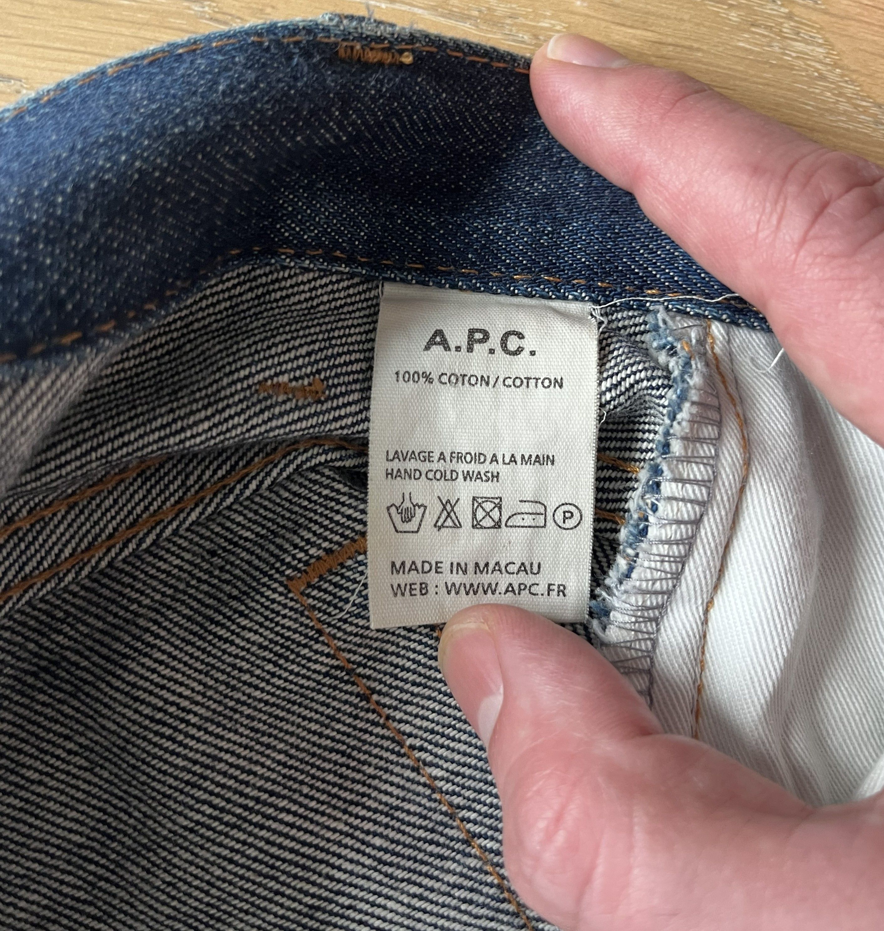A.P.C. Petit Standard Selvedge Jeans Size US 31 - 5 Thumbnail