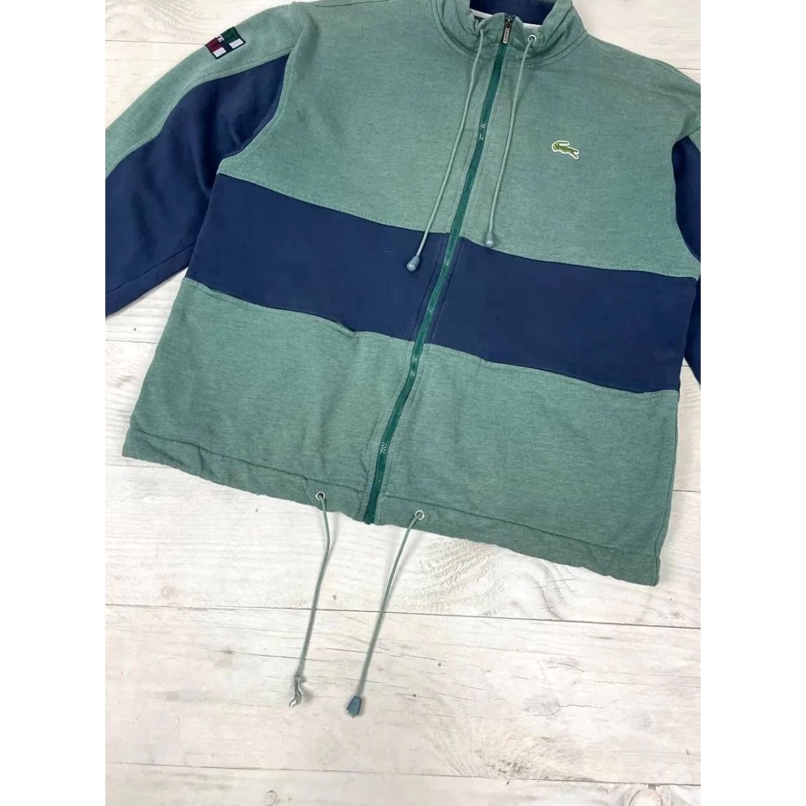 Lacoste Lacoste Tracksuit Jacket And Sweatpants 90s Men Size L green - Jacket - 2 Piece - Regular - Logo - Activewear - Tennis - Vintage: No - 90s Theme - Men Size 42R - 4 Thumbnail