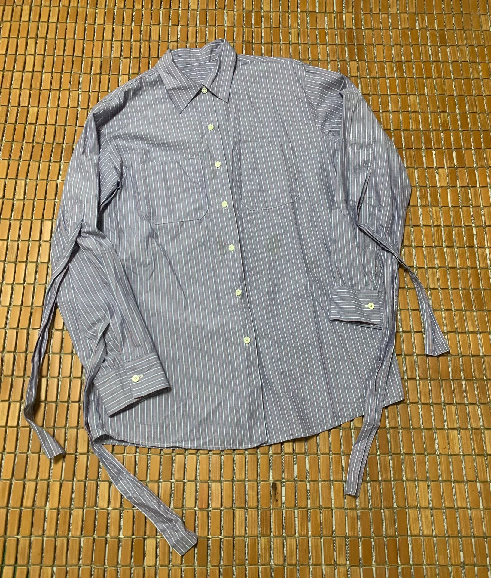 Prada Prada Striped Ribbon Shirt Size XS / US 0-2 / IT 36-38 - 1 Thumbnail