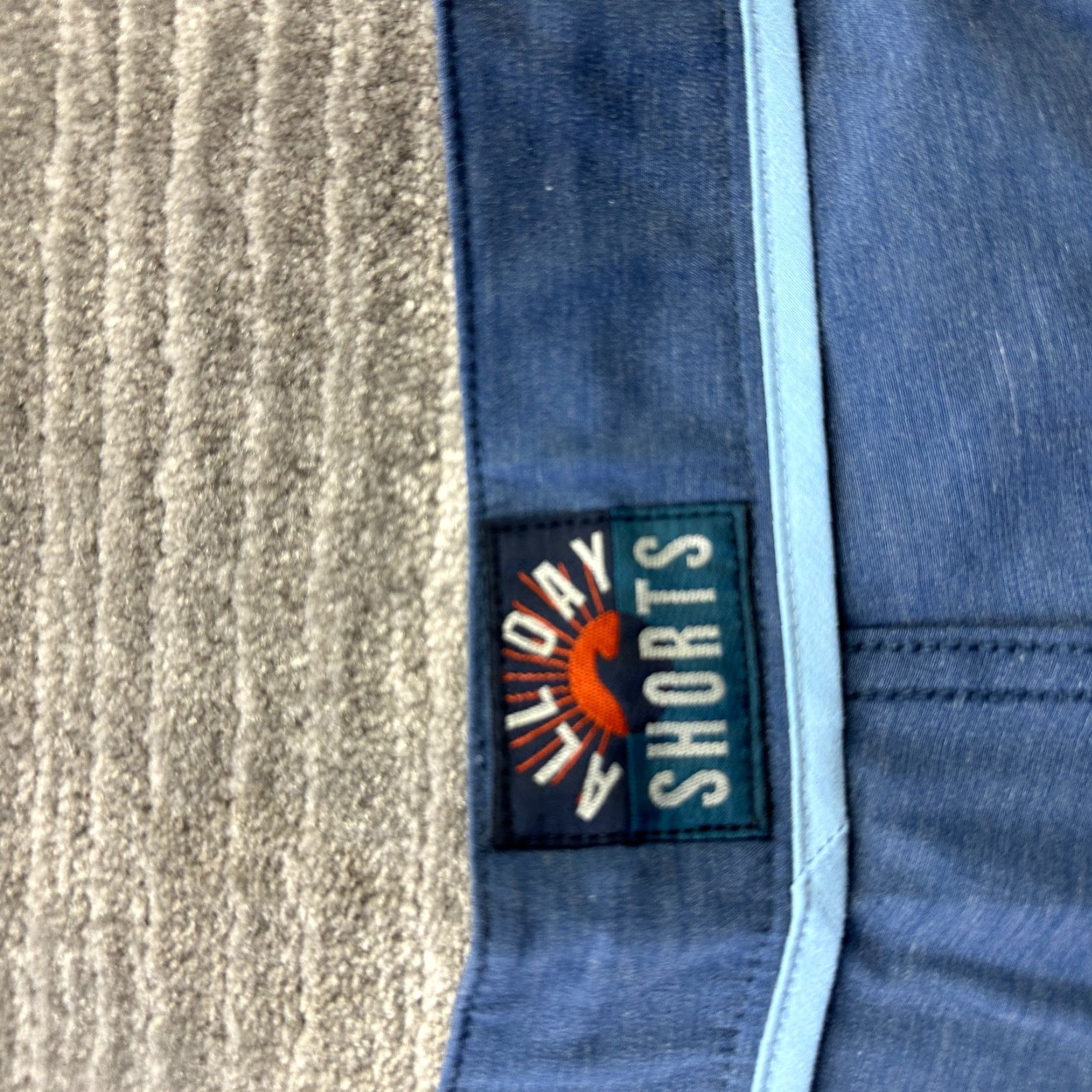 Faherty Faherty Shorts Mens 38 Blue Chino All Day Performance Drawstring 7" Size US 38 / EU 54 - 4 Thumbnail