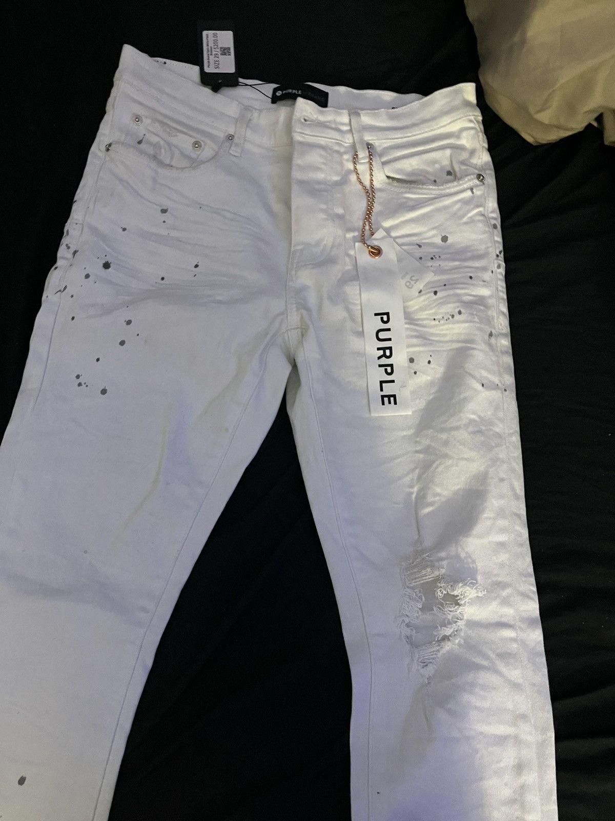 Purple Brand White purple jeans | Grailed