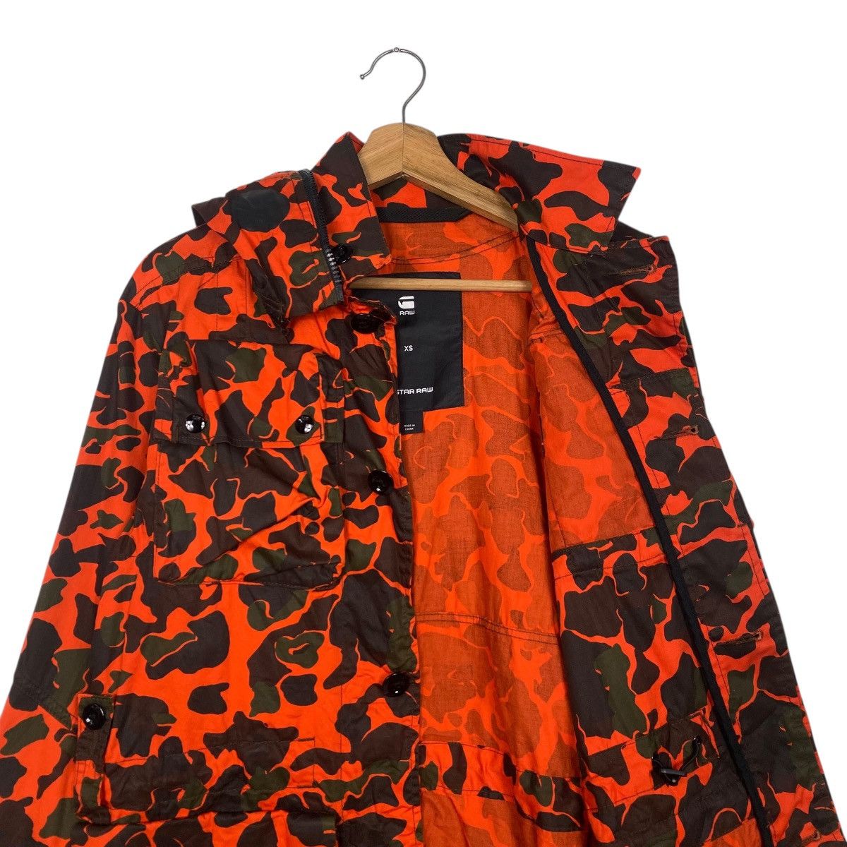 G-Star × Japanese Brand G-star raw M65 orange camoe jacket Size US XS / EU 42 / 0 - 11 Thumbnail