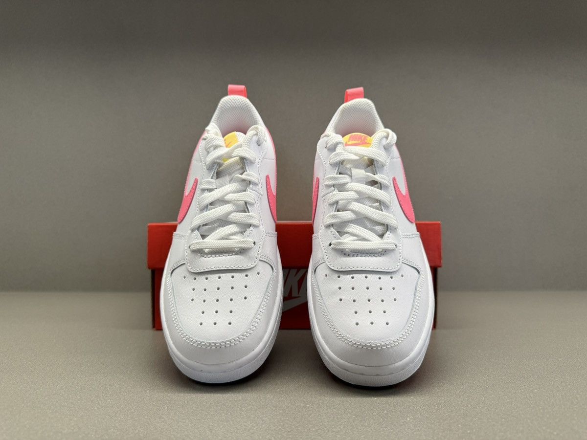 Nike Nike Court Borough Low 2 White Light Citron GS Size US 5.5 / IT 35.5 - 5 Thumbnail