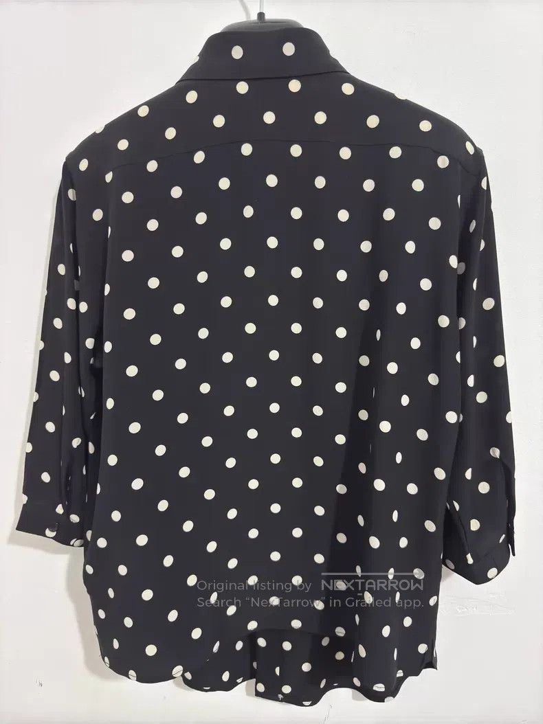 Saint Laurent Paris Saint Laurent Paris Size 37 Mulberry Silk Black and White Size US S / EU 44-46 / 1 - 2 Thumbnail