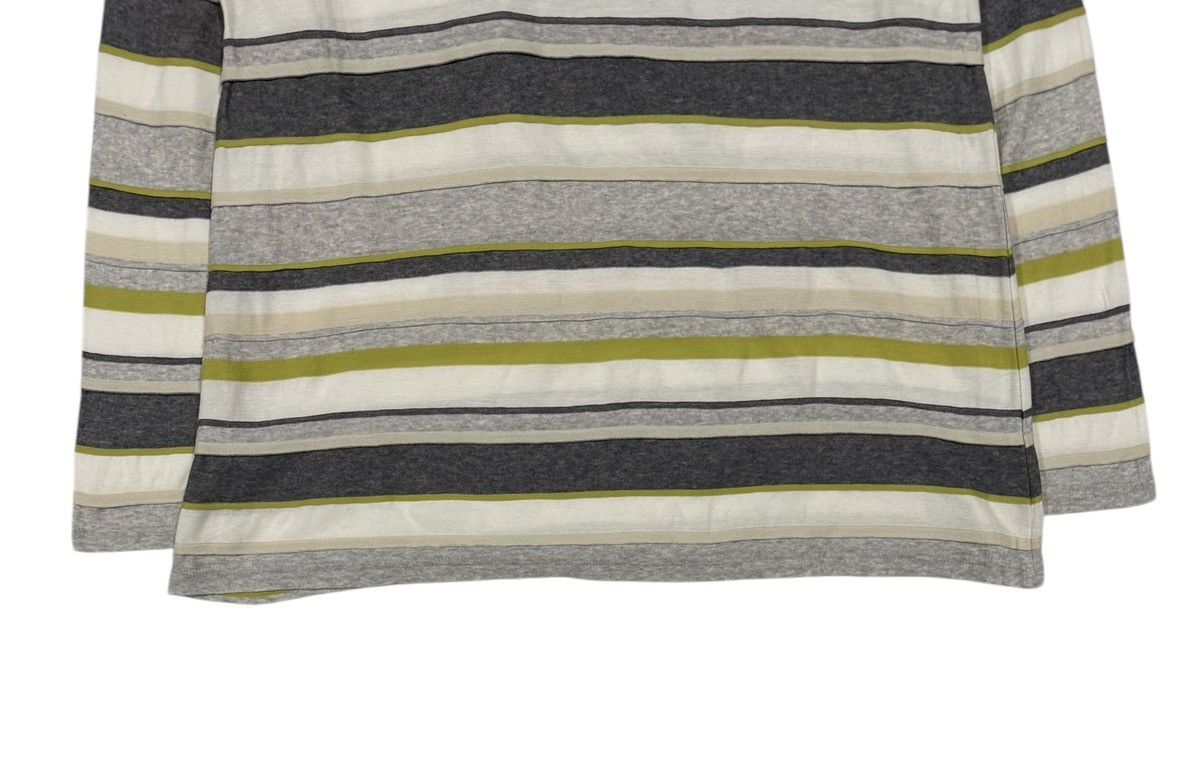 Issey Miyake Plantation Layered Striped Attach Diffrent Fabric Longsleeve Size US M / EU 48-50 / 2 - 8 Thumbnail