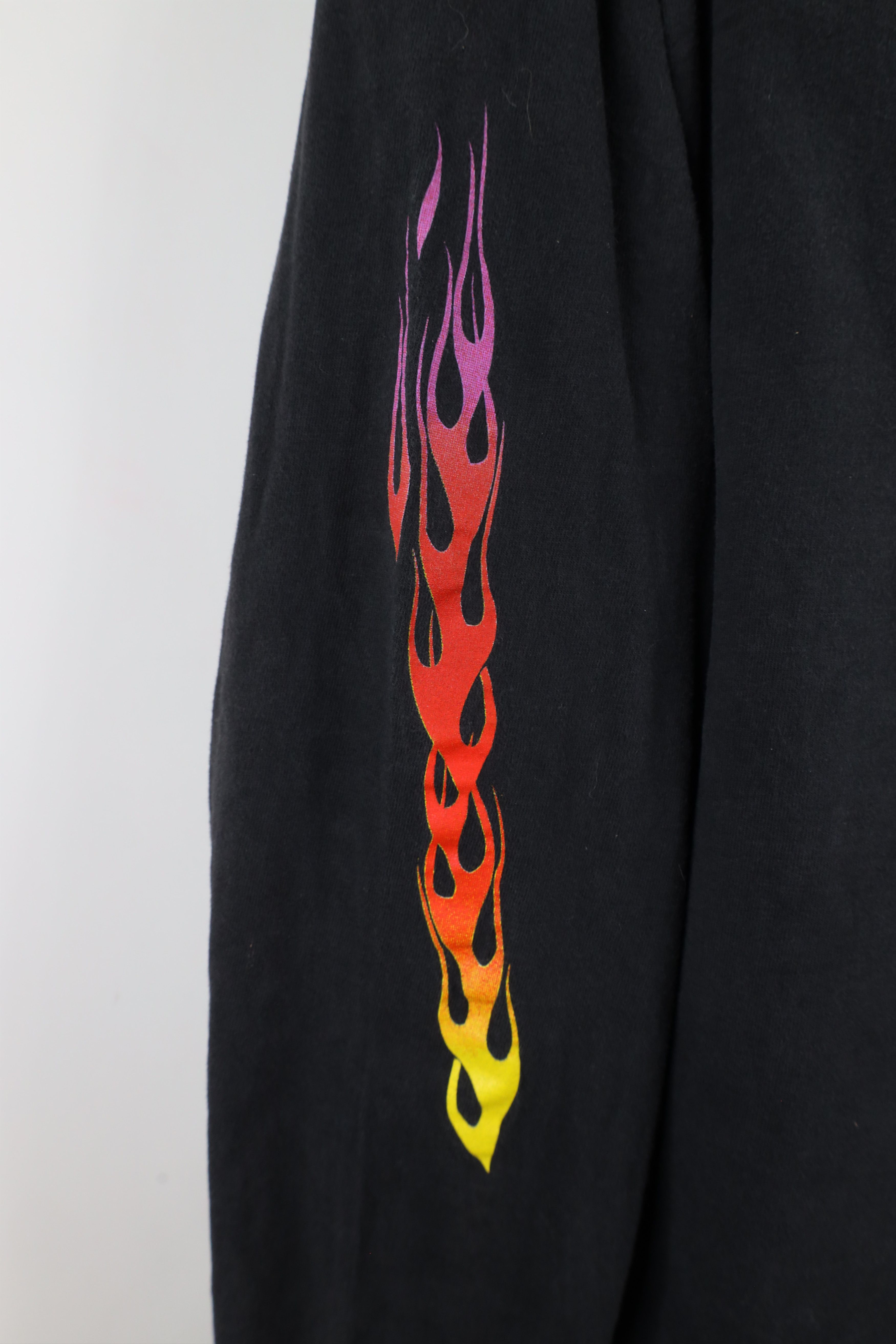 Vintage Vintage 90s Freightliner Fire Flames Long Sleeve T-Shirt Size US XL / EU 56 / 4 - 5 Thumbnail