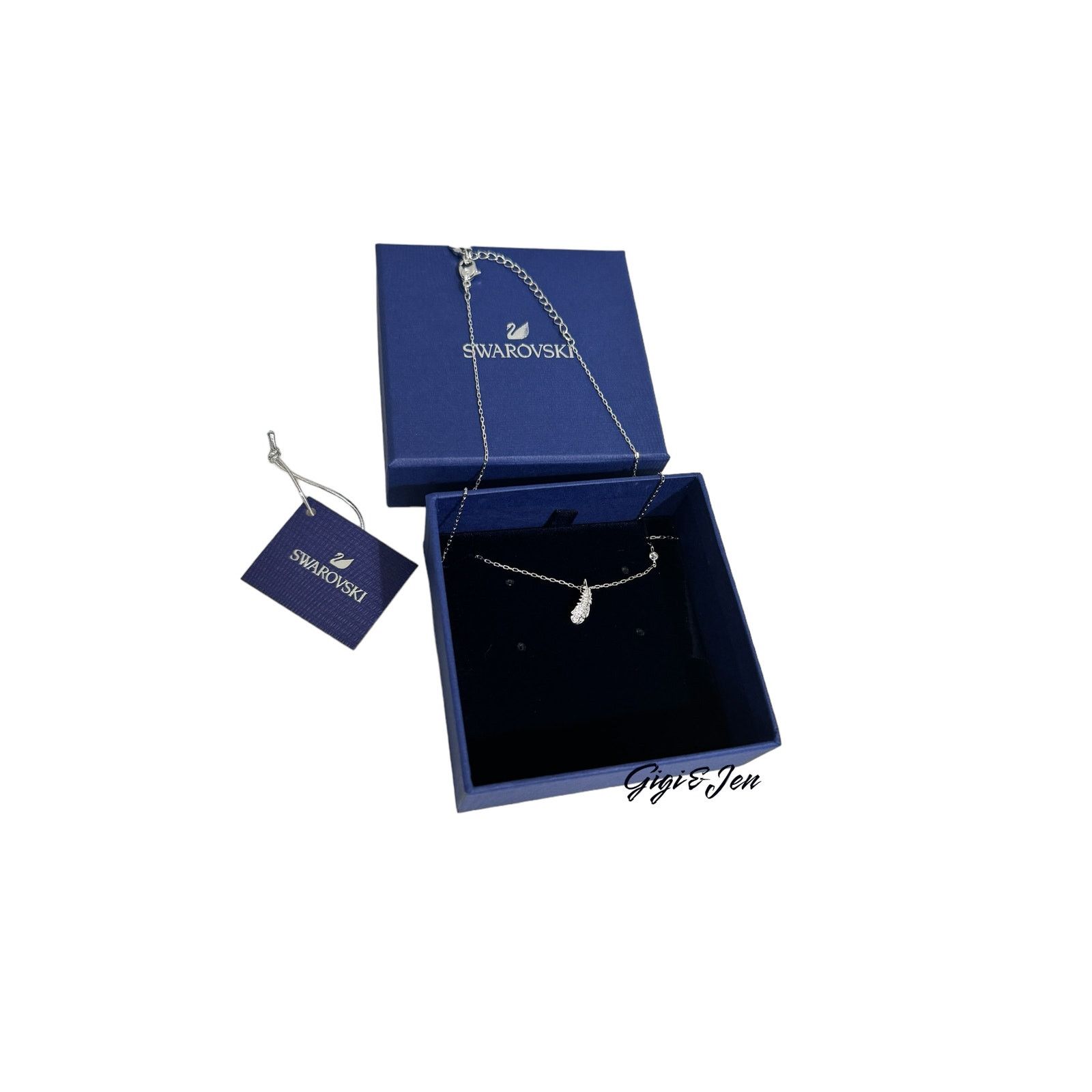 Swarovski Swarovski Crystal Naughty Mini Rhodium-Plated Necklace New Size ONE SIZE - 7 Thumbnail