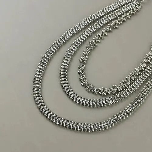 VIBE Cuban Style Stainless Steel Pants Chain Size ONE SIZE - 6 Thumbnail