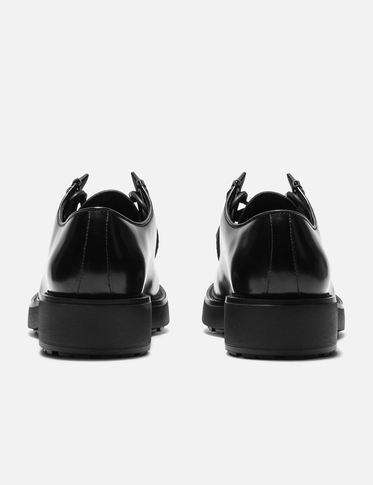 Prada Diapason Brushed Leather Lace-up Shoes Size US 9 / EU 42 - 3 Thumbnail