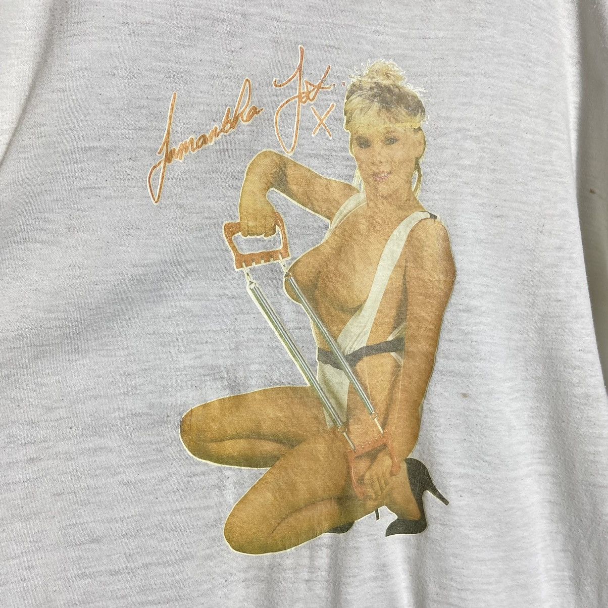 Vintage Vintage 80s Samantha Fox X Movie Graphic T-Shirt / Band Tee Size US L / EU 52-54 / 3 - 2 Thumbnail