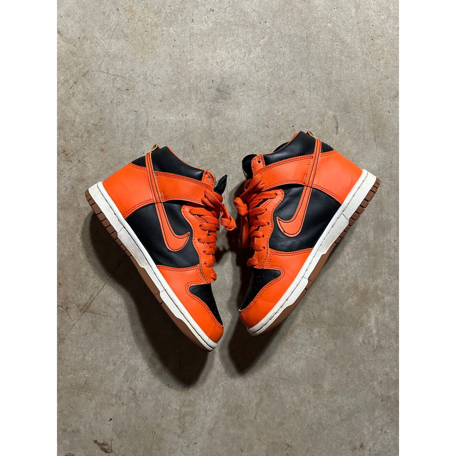 Nike Nike Dunk High GS Safety Orange Halloween Pumpkin 4Y/5.5W Size US 5.5 / IT 35.5 - 2 Thumbnail