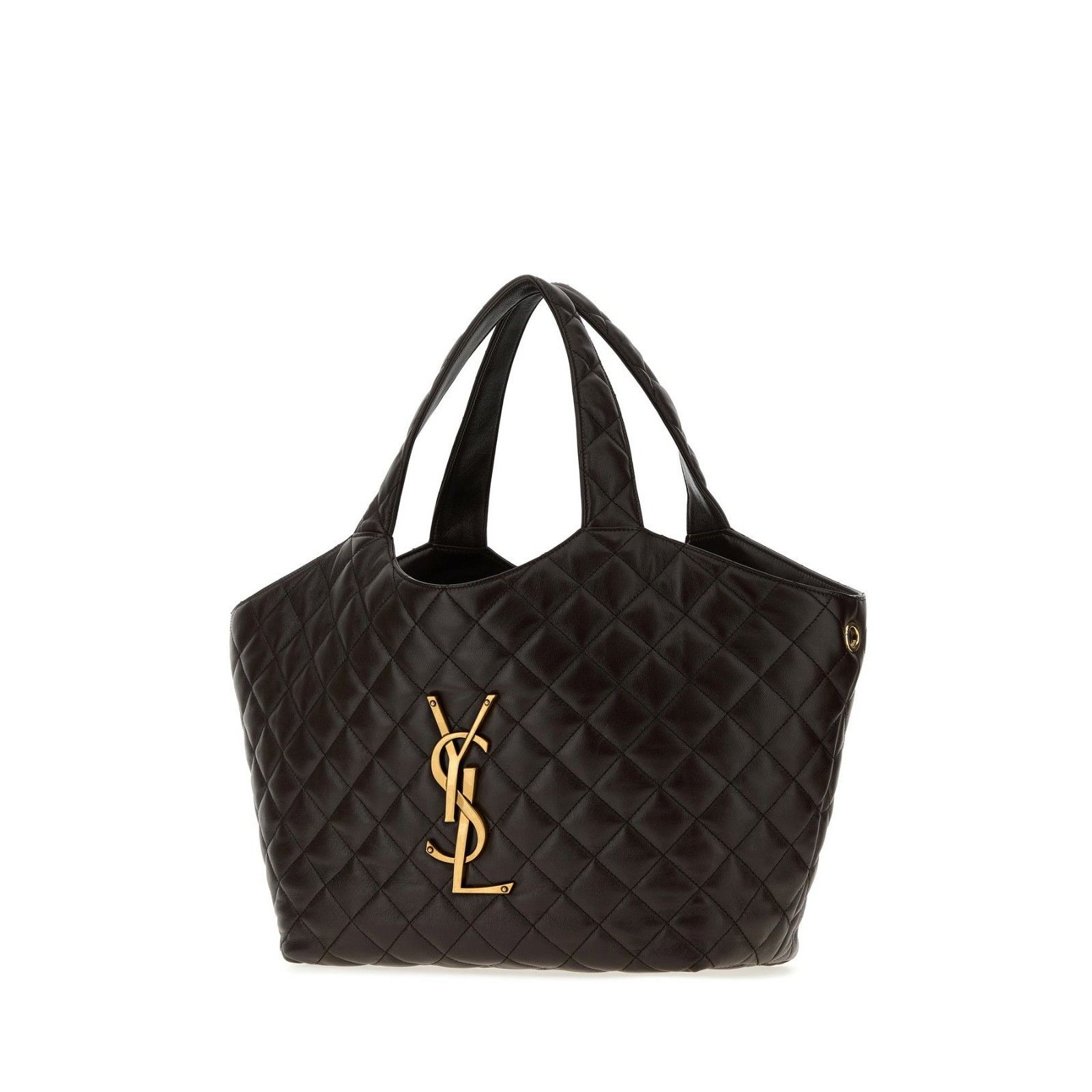 Saint Laurent Paris SAINT LAURENT $4700 Icare Medium Dark Chocolate Tote Bag New Size ONE SIZE - 2 Thumbnail