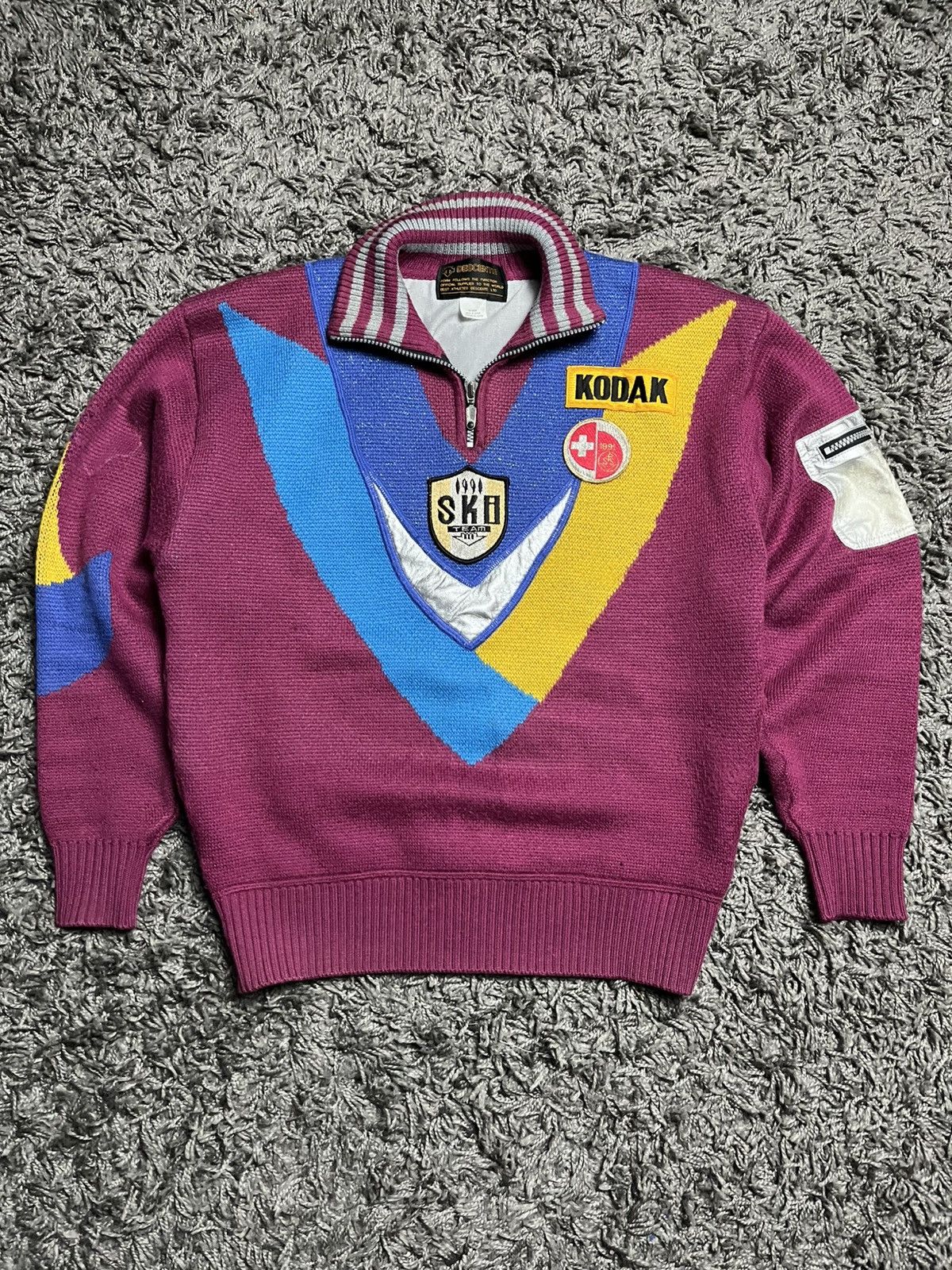 Descente Rare Archive Descente 1991 Ski Team Sweater (Made in Japan) Size US M / EU 48-50 / 2 - 3 Thumbnail