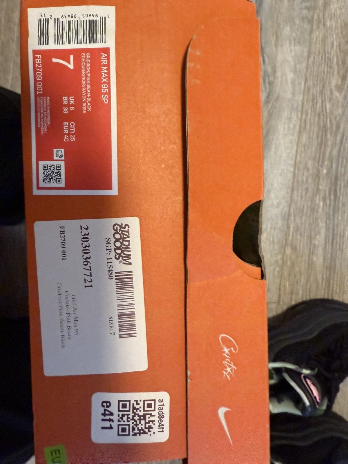 Nike X Corteiz Air max 95 Pink beam
