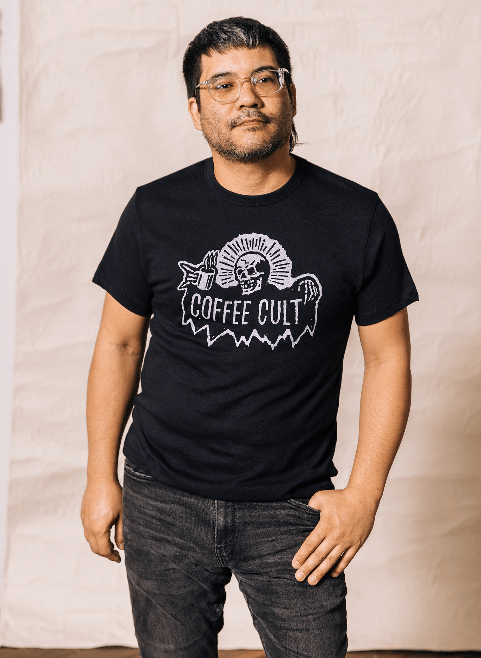 Designer × Vintage Coffee Cult Graphic T-Shirt – Funny Unisex Tee Size US M / EU 48-50 / 2 - 4 Thumbnail