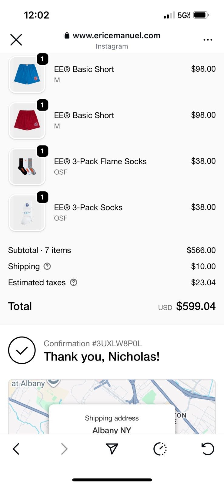 Eric Emanuel Eric Emanuel EE white socks w royal blue E 3-pack Size ONE SIZE - 4 Thumbnail