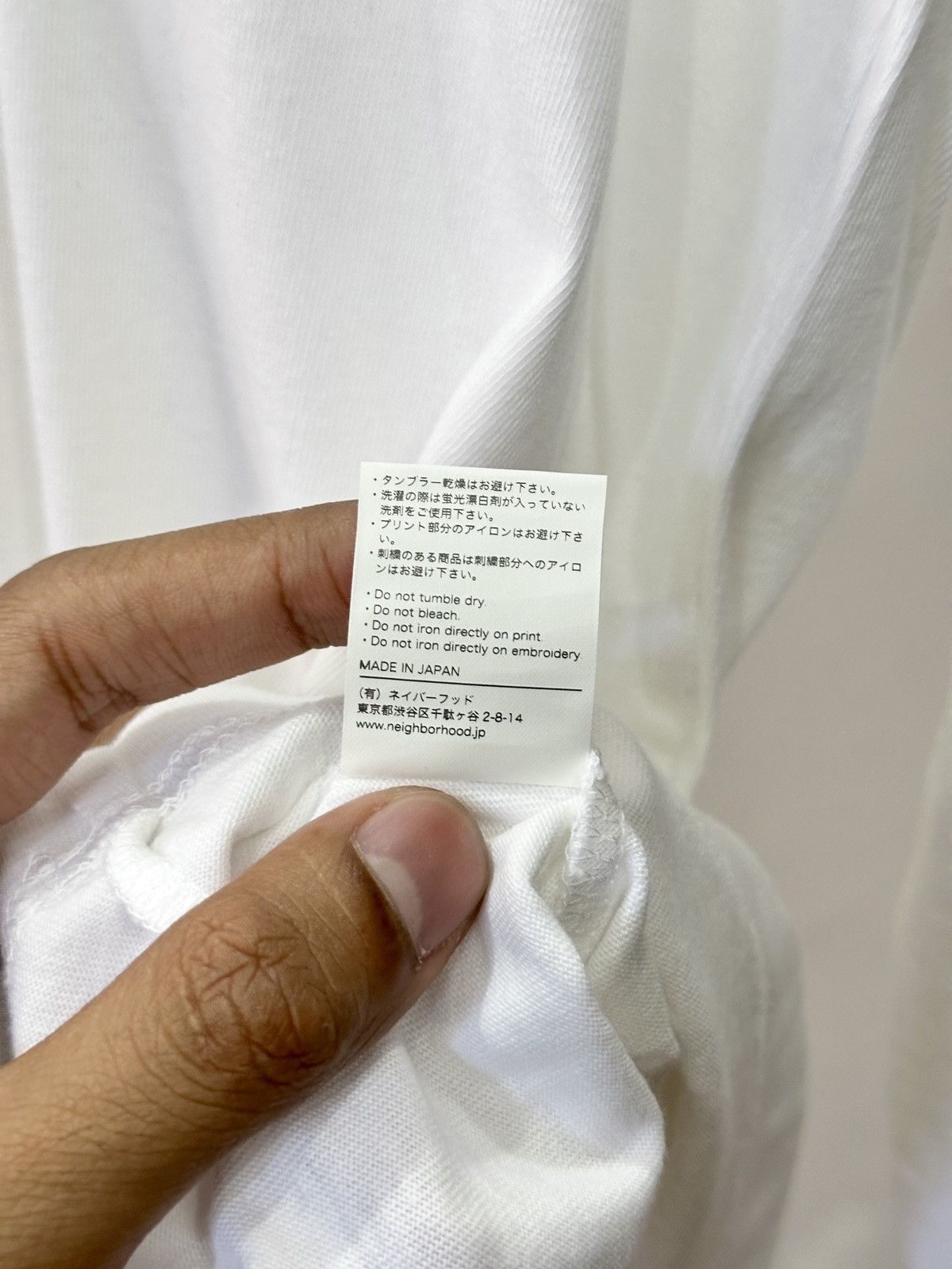 Neighborhood Neighborhood X John Mayers LS tee "White" - L Size US L / EU 52-54 / 3 - 6 Thumbnail