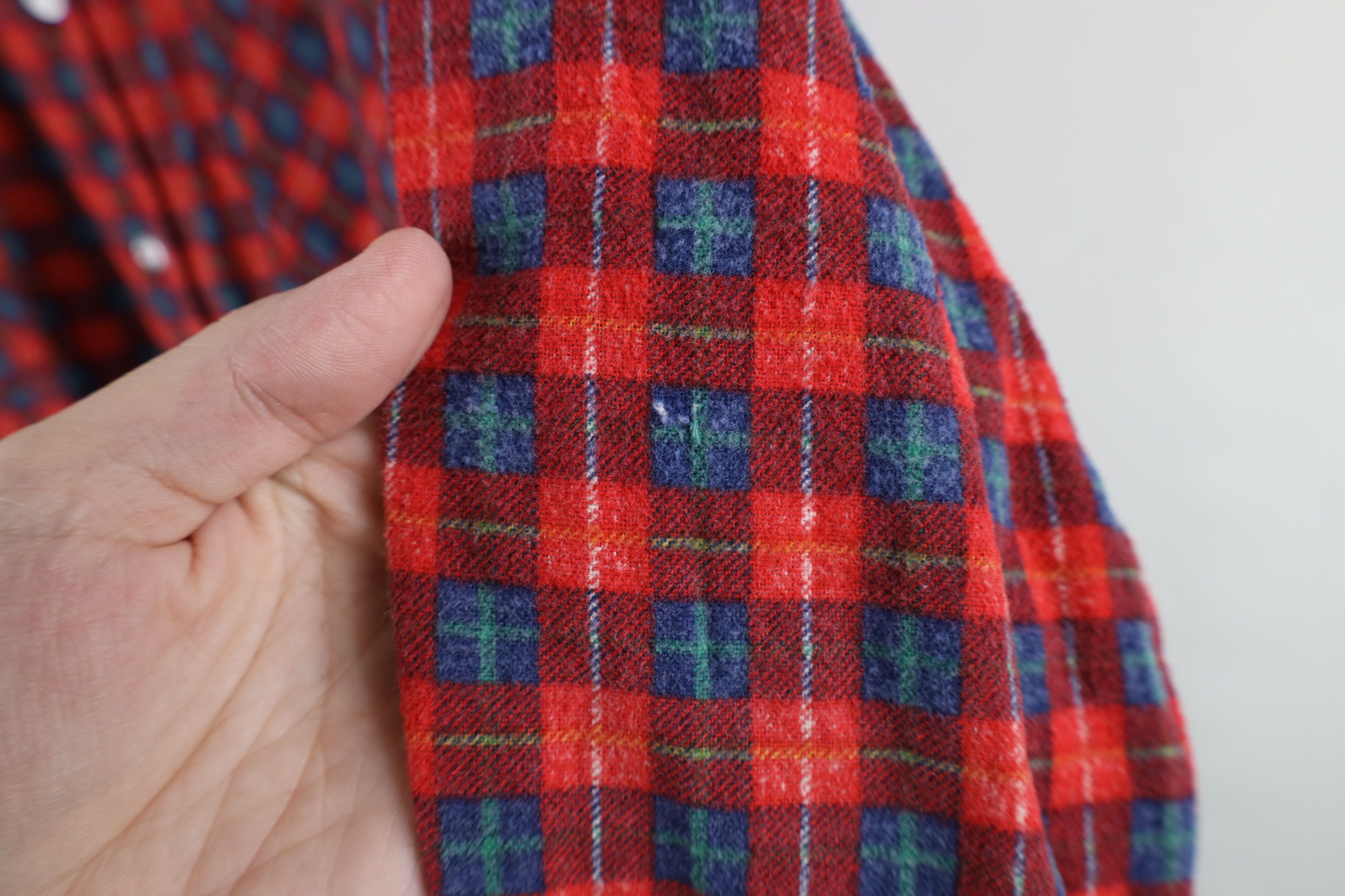 Vintage Vintage 70s Streetwear Collared Button Shirt Plaid USA Size US M / EU 48-50 / 2 - 7 Thumbnail