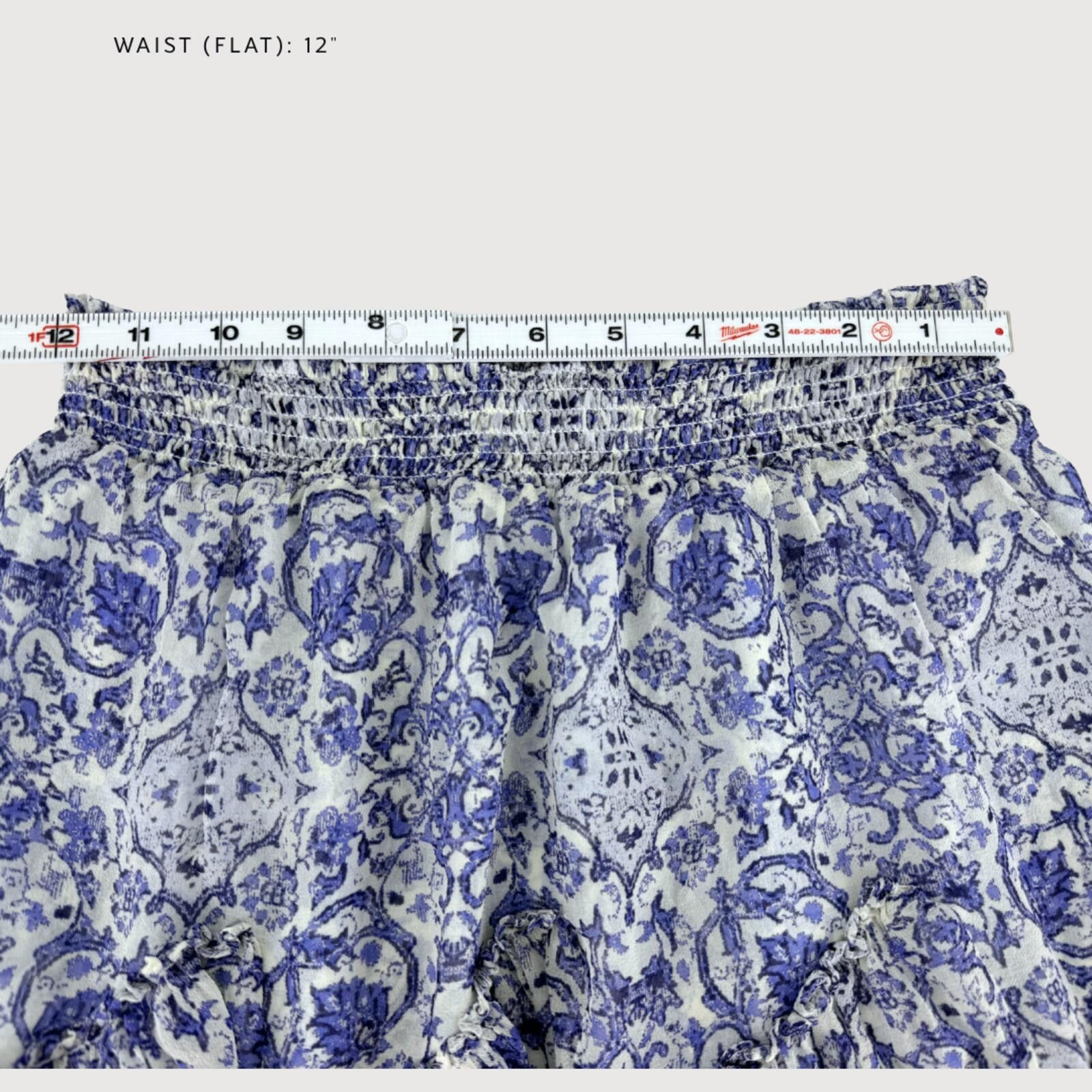 Other Intermix Silk Ruffle Mini Skirt P Size 26" / US 2 / IT 38 - 6 Thumbnail